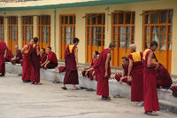 Mönche aus dem Namgyal Kloster