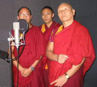 Mönche aus dem Namgyal Kloster